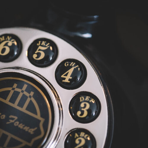 Vintage Telephone Closeup